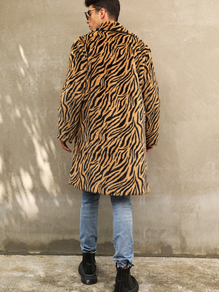 Trendy and comfortable zebra fur jacket for men Lune London