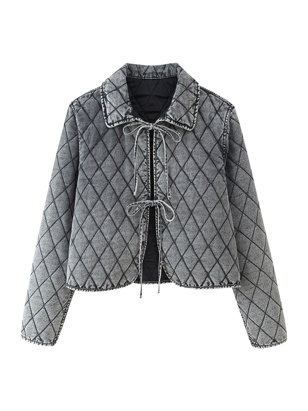 Quilted leisure jacket for women with adjustable drawstring Lune London