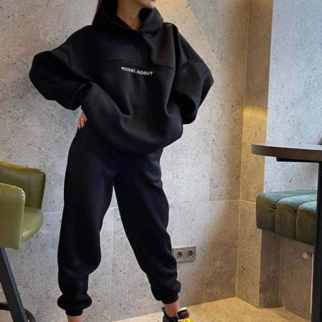 Oversized hoodie for women with statement print Lune London