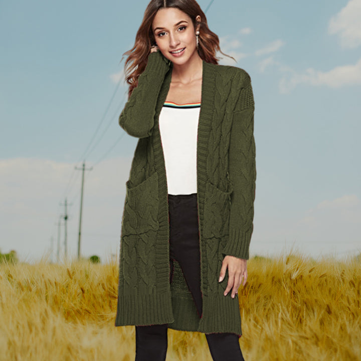Lune London Long Sleeve Women's Cardigan with Twisted Details