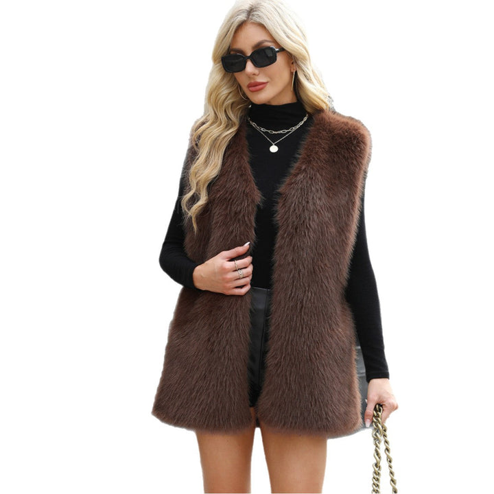 Ladies Fur Vest Lune London