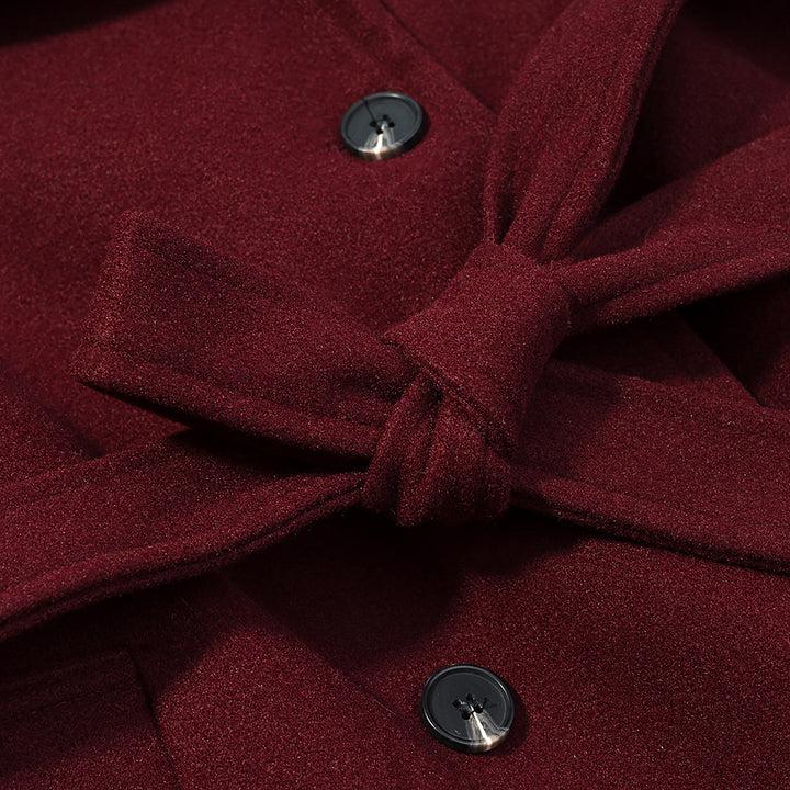 Manteau trench élégant pour femmes avec ceinture et patte de boutonnage double Chic & Stil