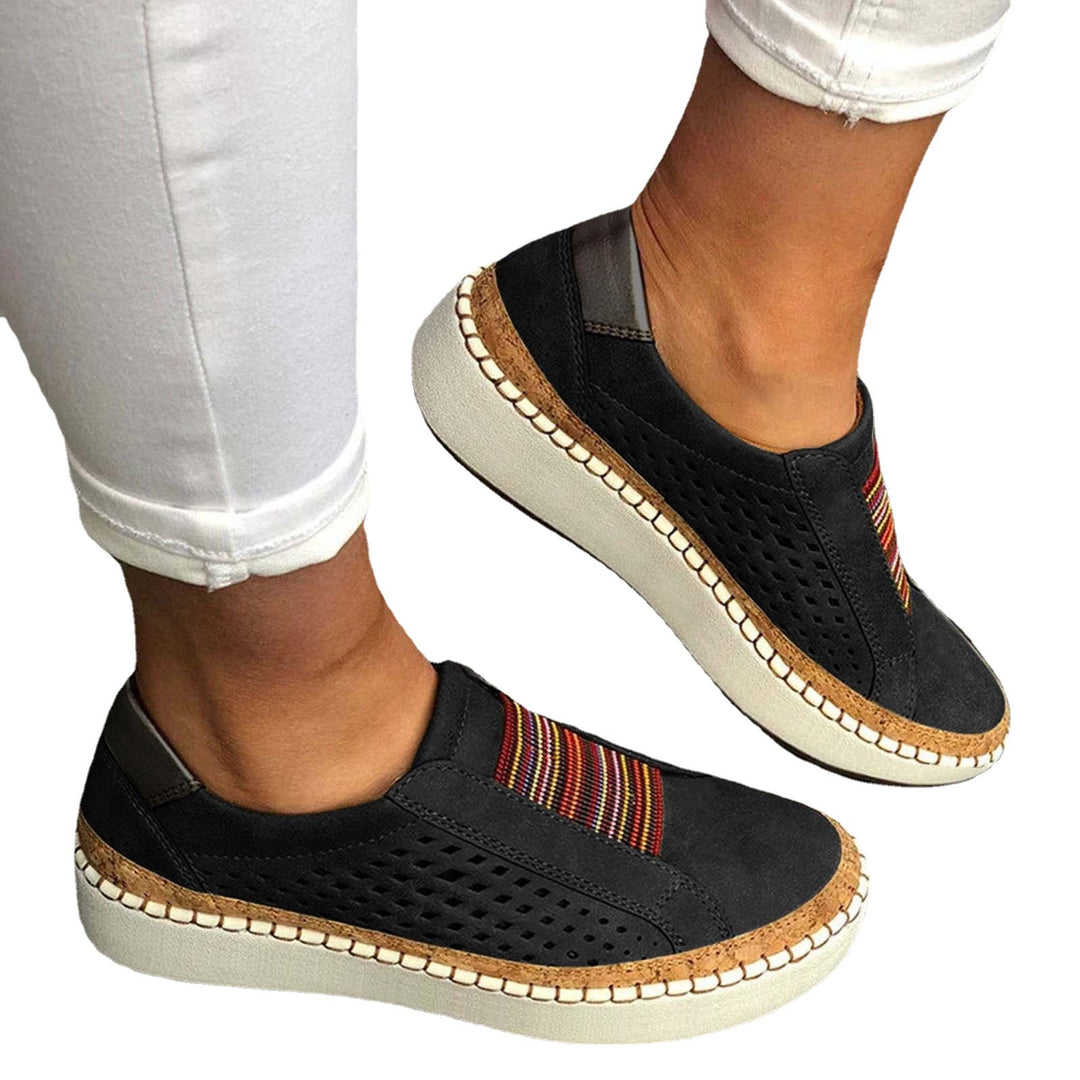 Women's Slip-On Sports Shoes Comfortable with a Breathable Surface Structure Lune London