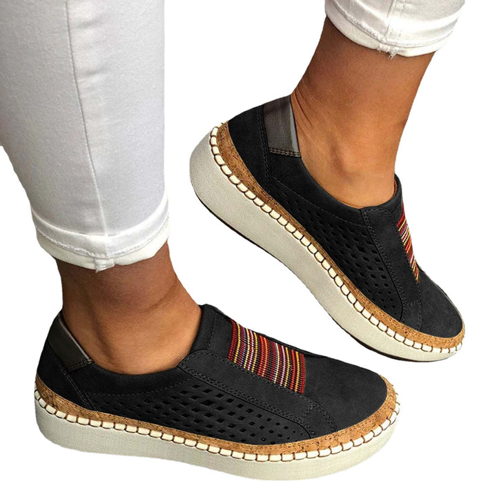 Women's Slip-On Sports Shoes Comfortable with a Breathable Surface Structure Lune London