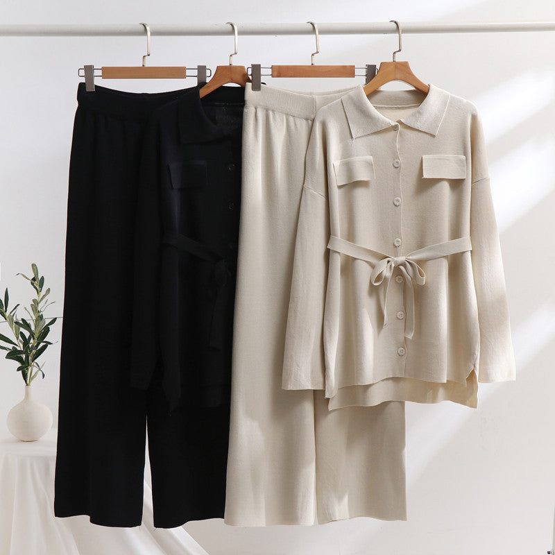 Two-piece comfortable set for women with drawstring and casual fit Lune London