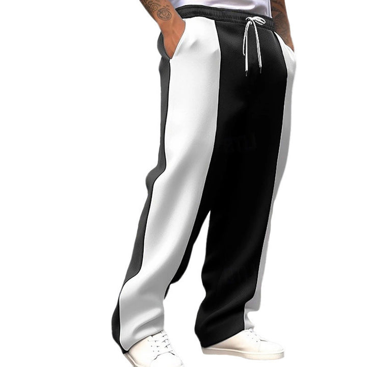 Men's sporty jogger pants with fashionable side design Lune London