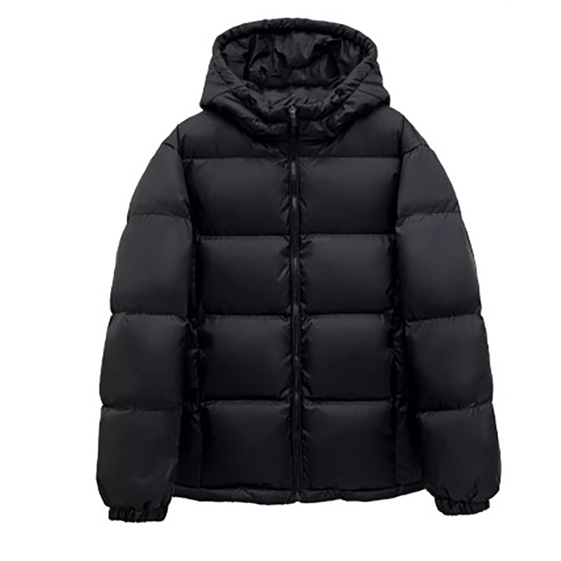 Women's Padded Puffer Jacket with Hood and Insulating Filling Lune London