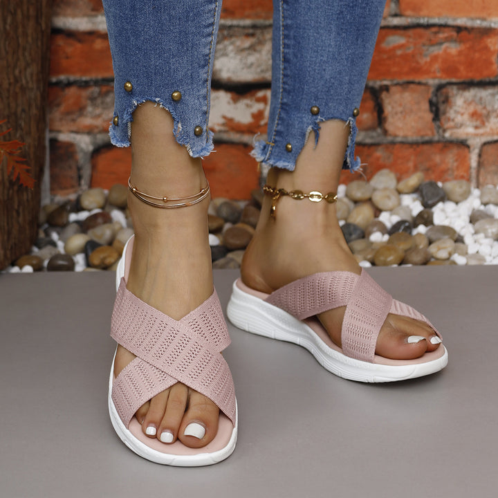 Trendy strappy sandals for women with breathable straps Lune London