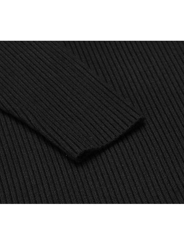 Ladies High-Quality Turtleneck Sweater with Ribbed Structure Lune London