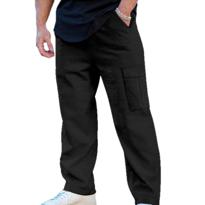 Casual cargo pants for men with elastic waist and practical pockets Lune London