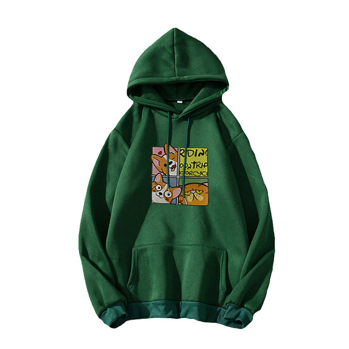 Women's Hoodie with Cute Dog Design Chic & Stil