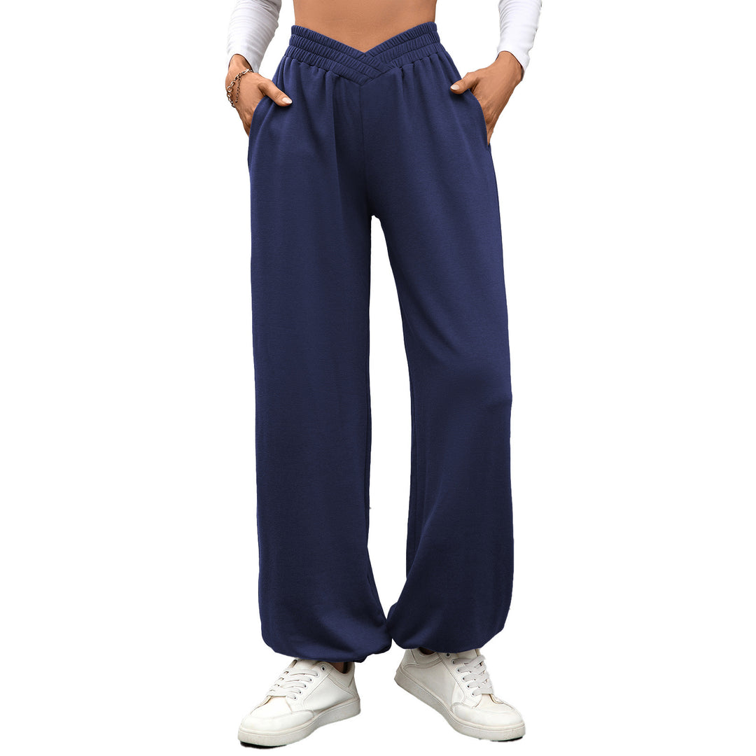 Comfortable Palazzo pants for women with elastic waist and side pockets Lune London
