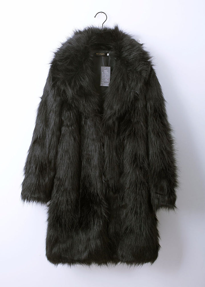Faux fur jacket for women with elegant cut Lune London