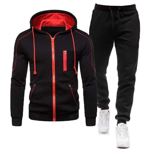 Sport suit for men with functional zip pockets and breathable fabric Lune London