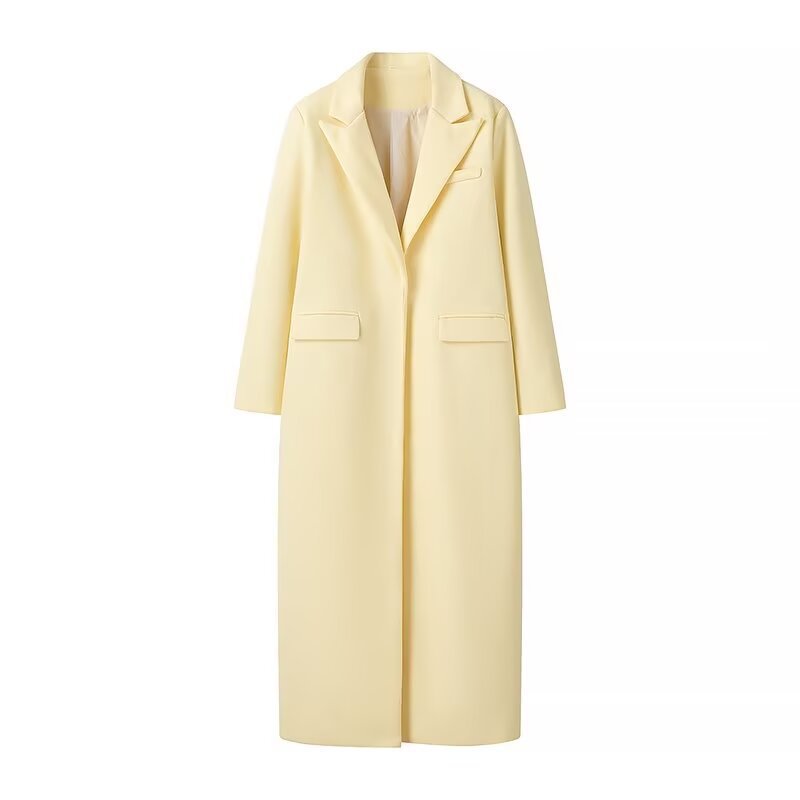 Ladies Elegant Blazer-Coat Oversized with Deep Lapels and Practical Pockets Lune London