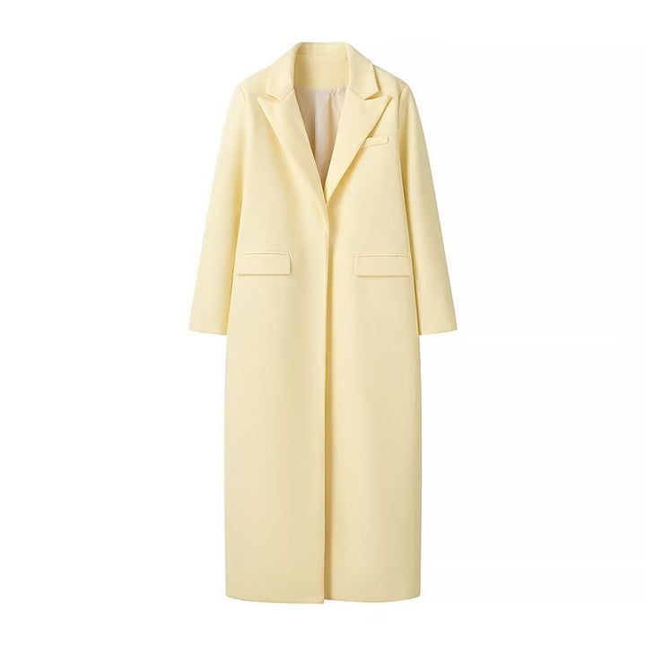 Ladies Elegant Blazer-Coat Oversized with Deep Lapels and Practical Pockets Lune London