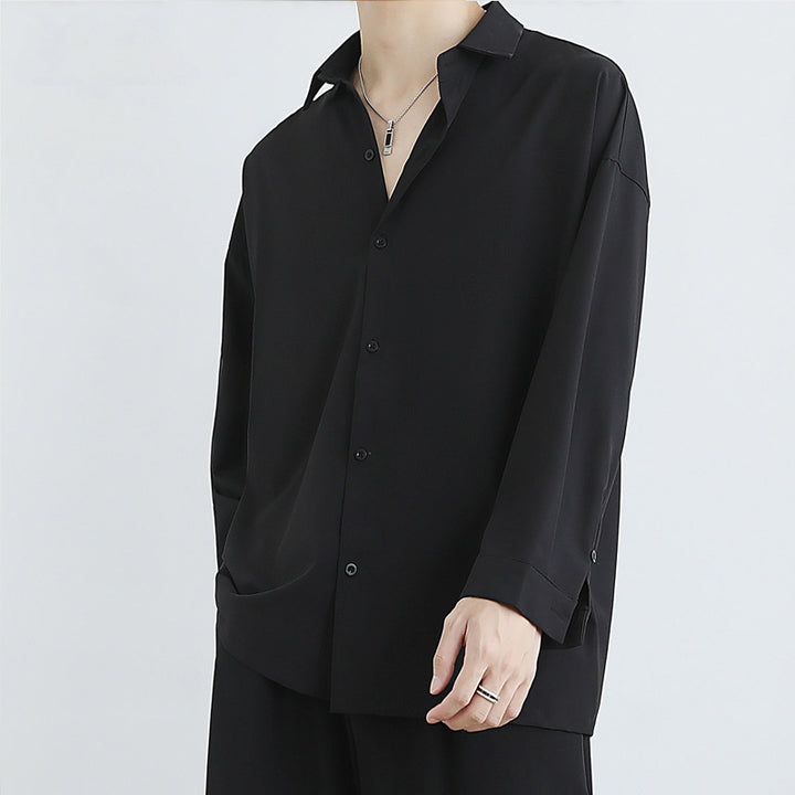 Elegantly tailored long-sleeve shirt for men in high-quality fabric Lune London