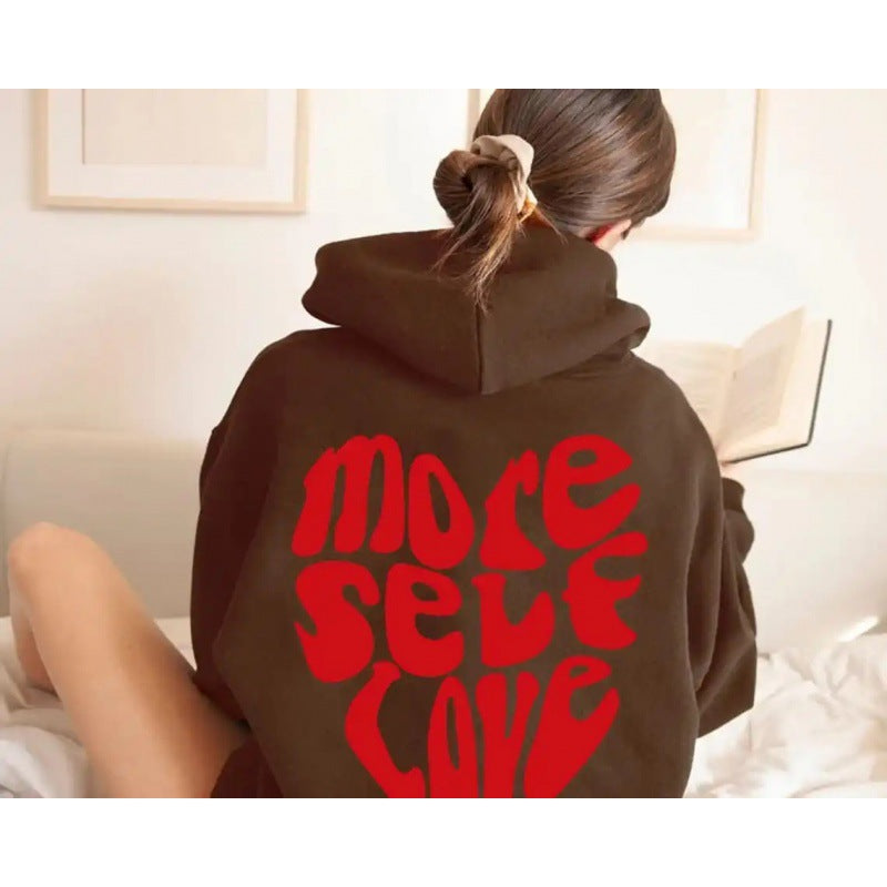 Women's hoodie with eye-catching print and oversized fit Lune London