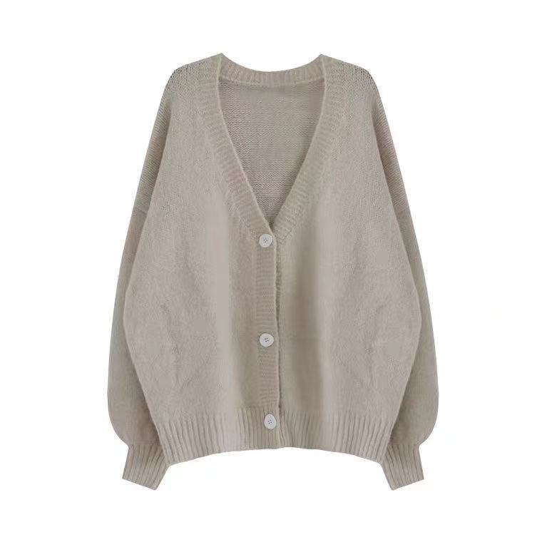 Comfortable cardigan for ladies with voluminous sleeves Lune London