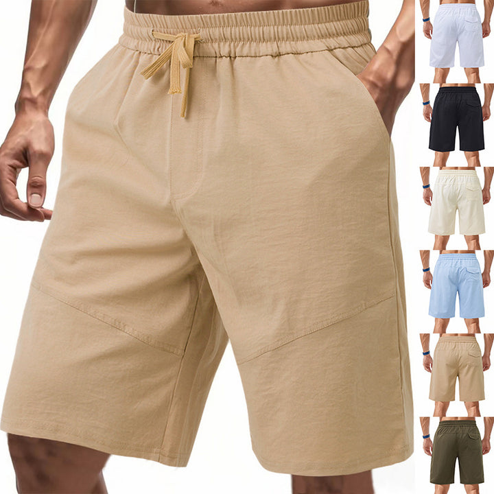 Shorts de loisirs confortables pour hommes avec taille élastique et poches latérales pratiques Lune London