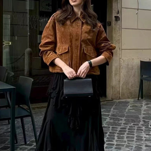 Veste élégante légère pour femmes avec coupe oversize et poches pratiques Chic & Stil