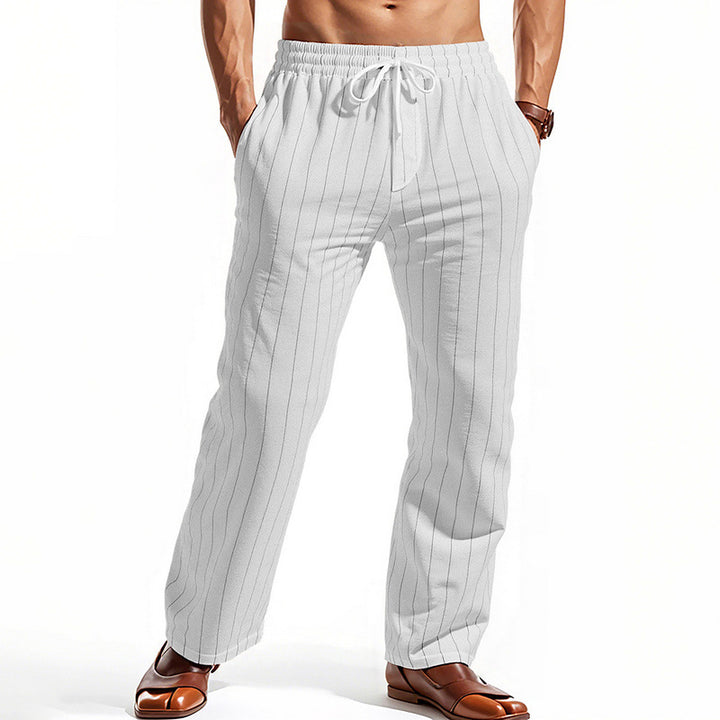 Elegant and comfortable leisure pants for men with elastic waistband Lune London