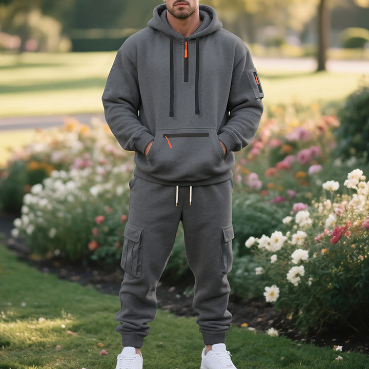 Multifunctional hoodie set for men and cargo pants Lune London