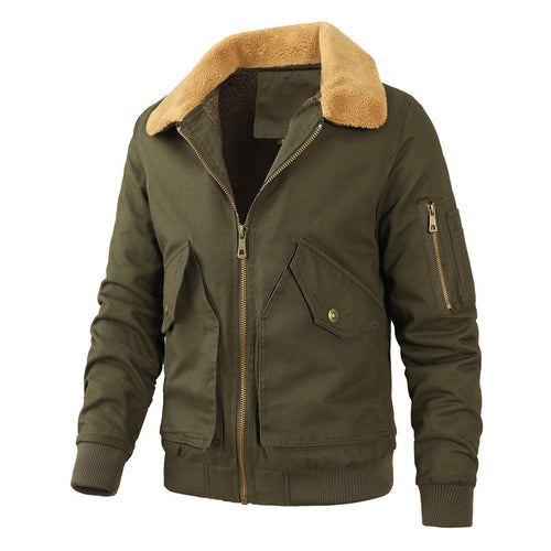 Men's biker jacket with removable faux fur collar and versatile pockets Lune London