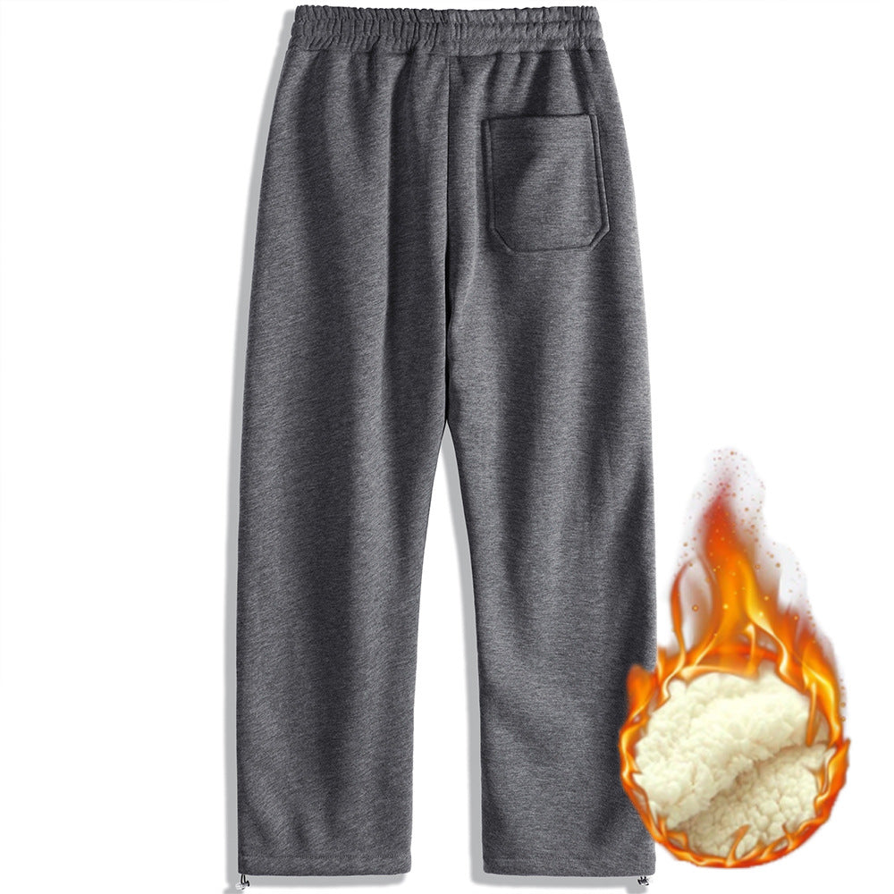 Comfortable men's joggers with side zipper and elastic waist Lune London