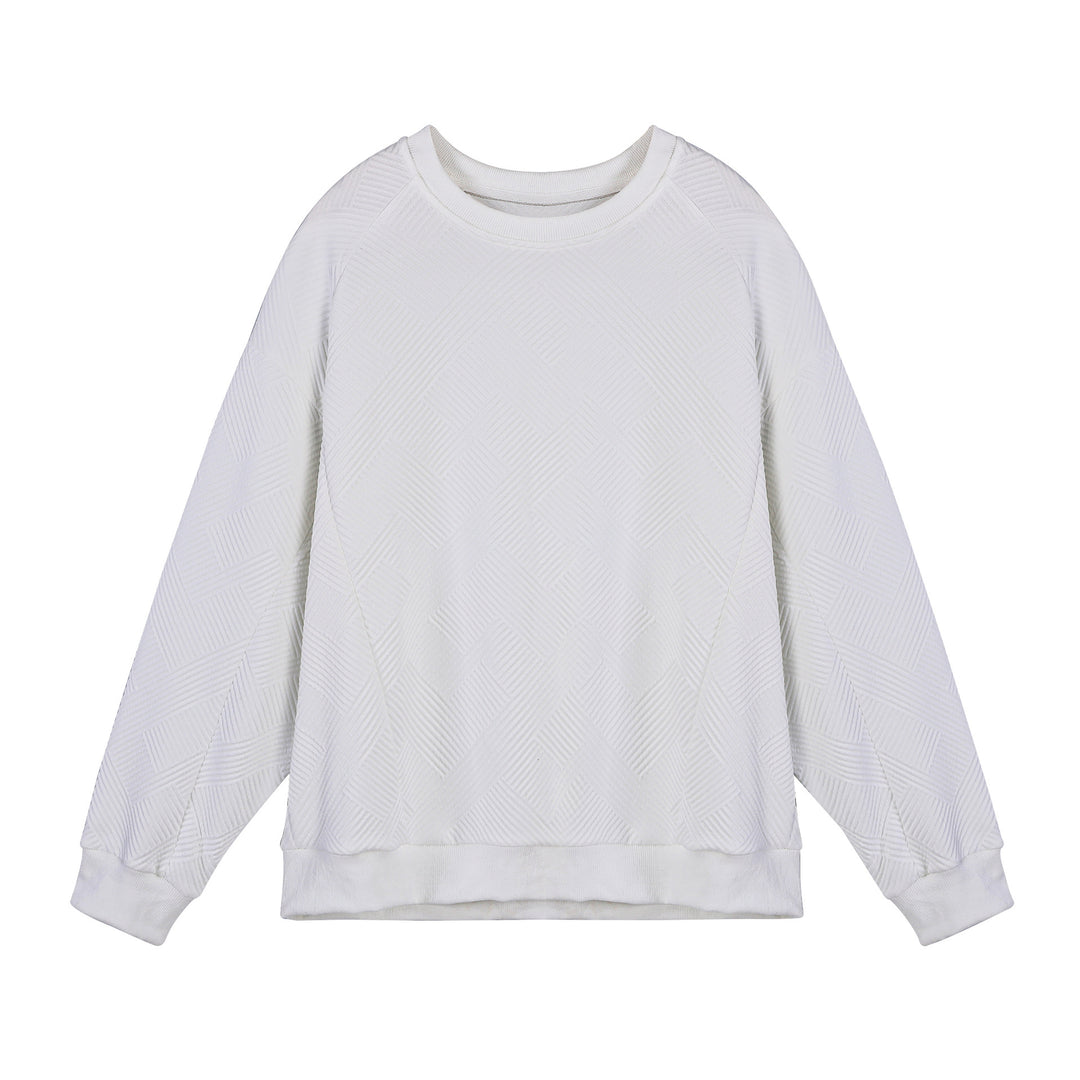 Women's sweater with an innovative structure design and a breathable cotton blend Lune London