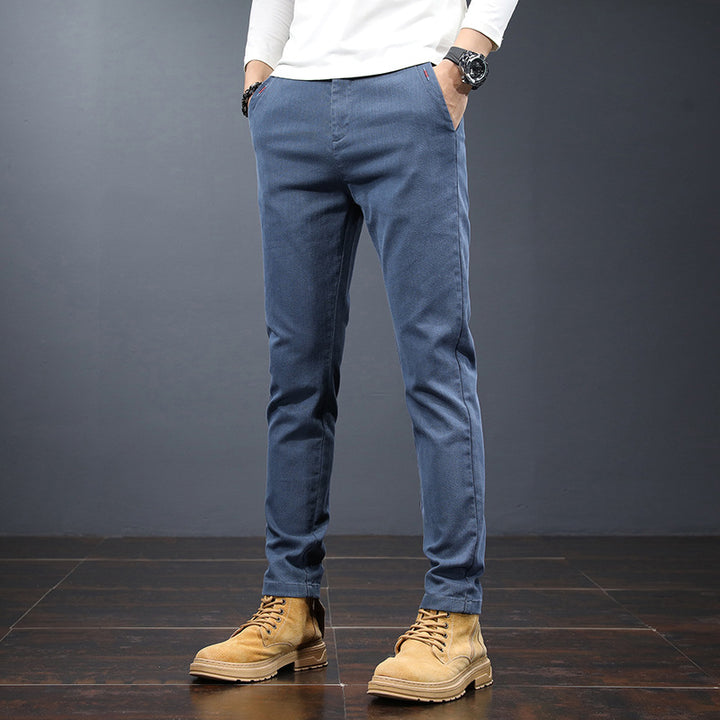 Modern fit chino pants for men Lune London