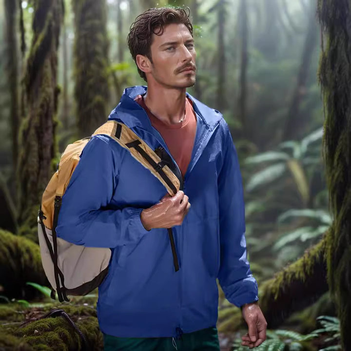 Veste de plein air pour hommes respirante avec revêtement déperlant Lune London