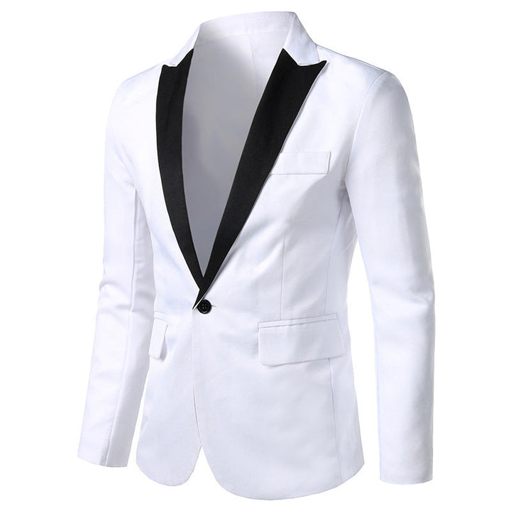 Men's Elegant Tuxedo Blazer with Satin Collar Lune London