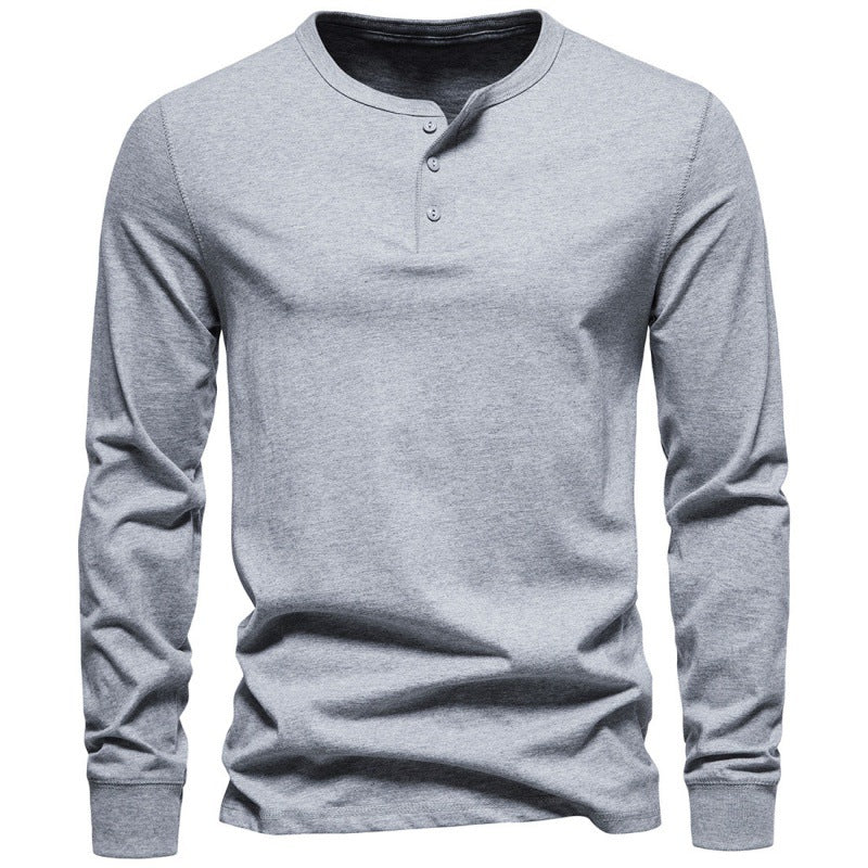 Men's long sleeve shirt with button closure and modern design Lune London