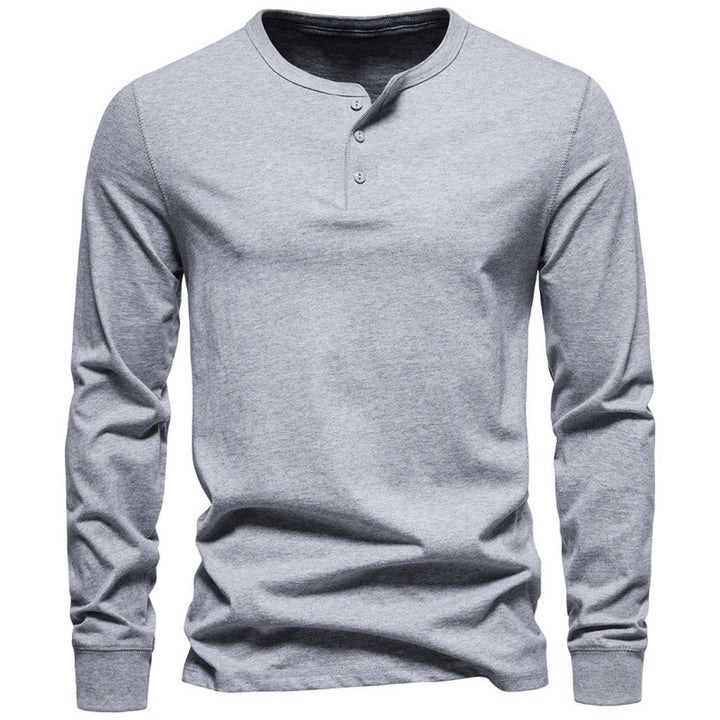 Men's long sleeve shirt with button closure and modern design Lune London