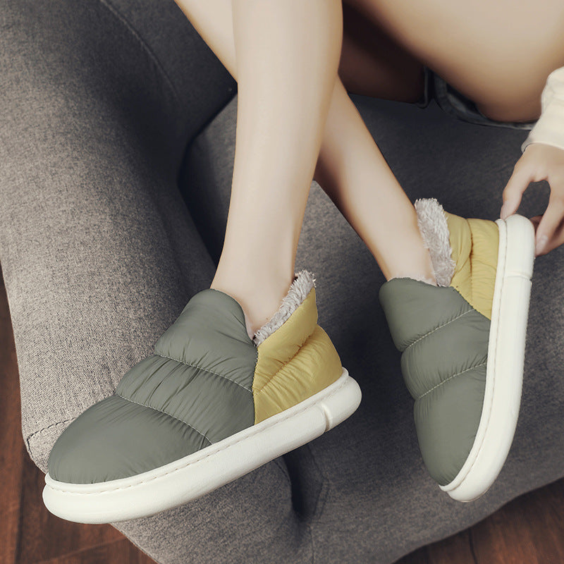 Women's warm slippers with soft lining Lune London