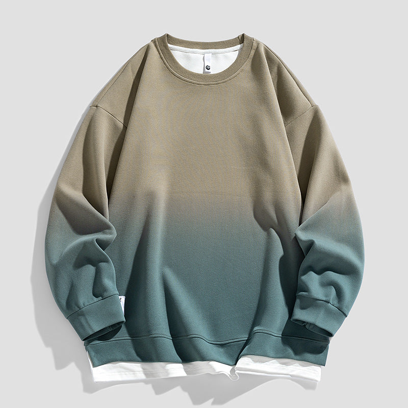 Lune London color gradient casual sweatshirt