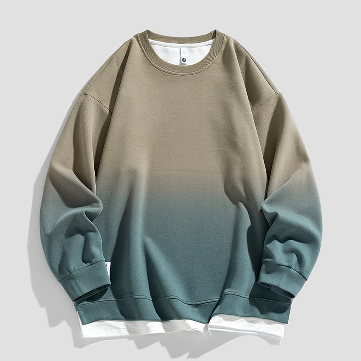 Lune London color gradient casual sweatshirt