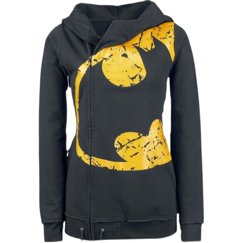 Women hoodie with Bat symbol and casual fit Lune London