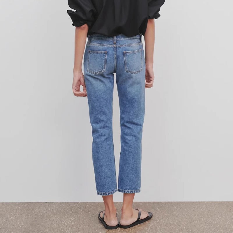 Jeans taille haute pour femmes dans une coupe décontractée Chic & Stil
