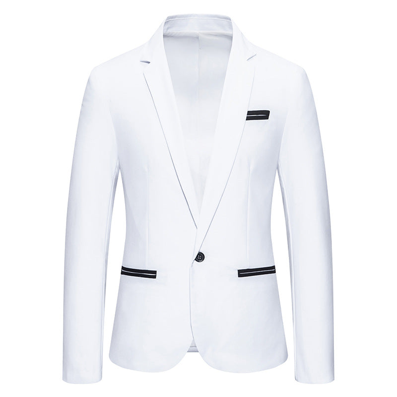 Elegant men's jacket with a modern cut and delicate Lune London accents