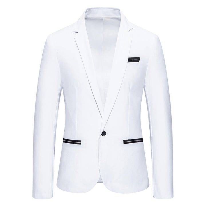 Elegant men's jacket with a modern cut and delicate Lune London accents