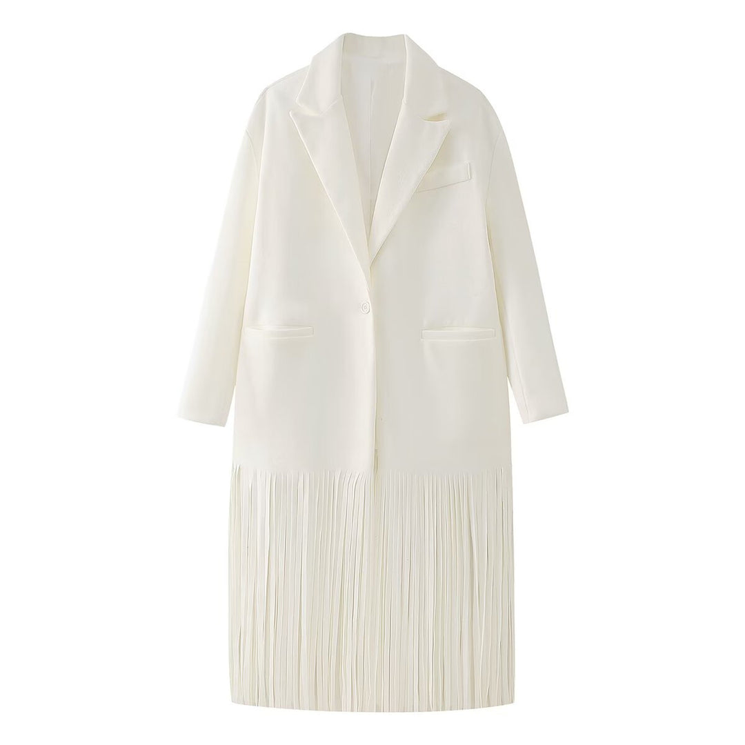 Fringe jacket for women with an elegant cut and a modern design Lune London