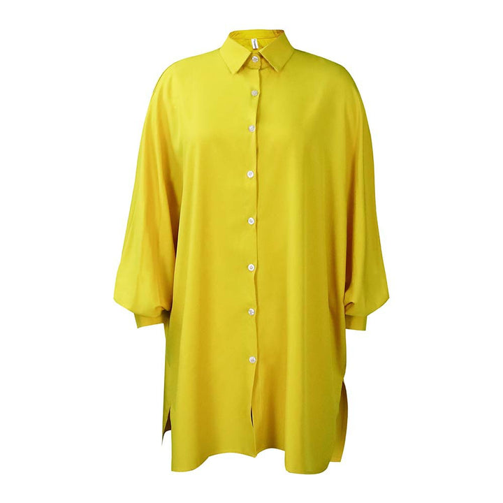 Oversized comfortable blouse shirt for women with balloon sleeves Lune London