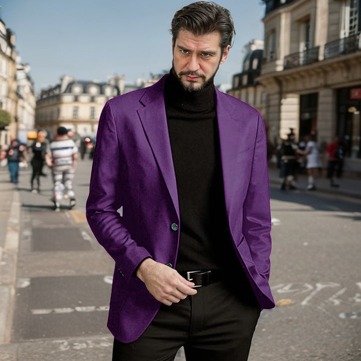 Elegant one-button blazer jacket for men Lune London