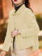 Trendy leisure jacket for women with luxurious collar and practical pockets Lune London