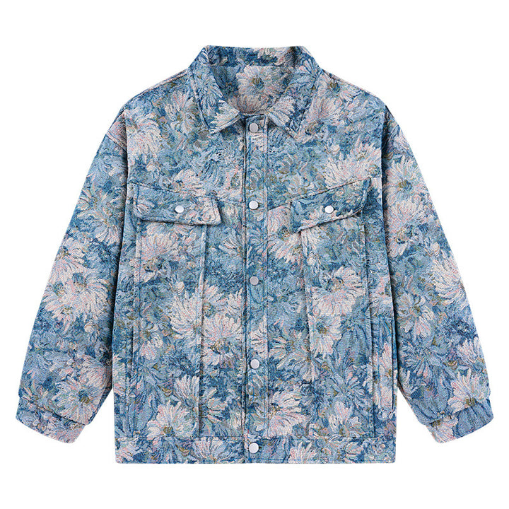 Trendy floral pattern jacket for women Lune London