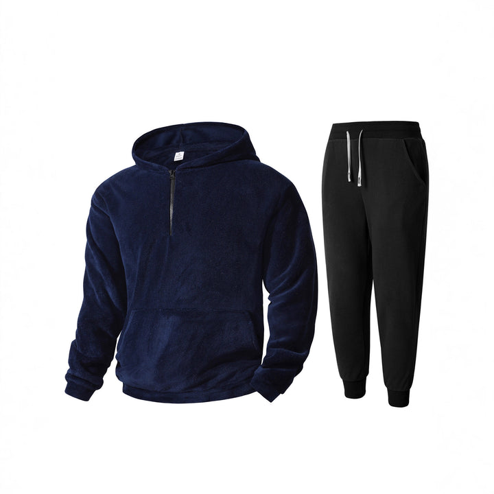 Men's cozy fleece hoodie and jogging pants Lune London