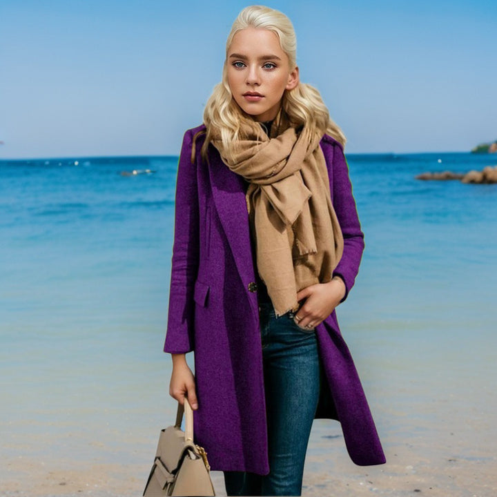 Ladies elegant trench coat with double-breasted and high-quality material Lune London
