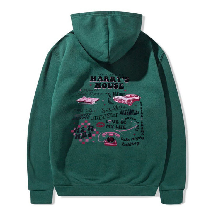 Women's Hooded Sweatshirt with Unique Graphic Design Lune London